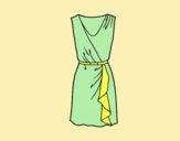 Coloring page Simple dress painted byLornaAnia