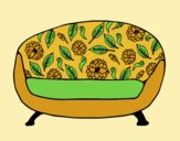Coloring page Vintage Couch painted byLornaAnia