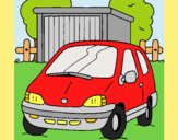 Coloring page Car in the country painted byLornaAnia