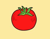 Coloring page Organic tomato painted byLornaAnia