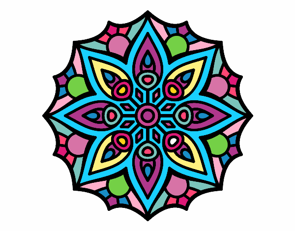 Mandala simple symmetry 