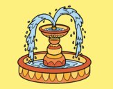 Coloring page Fountain painted byAnitaR