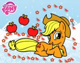 Applejack and her apples