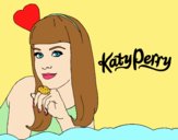 Coloring page Katy Perry painted byLornaAnia