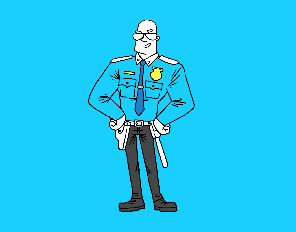 Tough cop