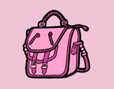 Coloring page Bag backpack painted byLornaAnia
