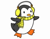 Penguin with scarf