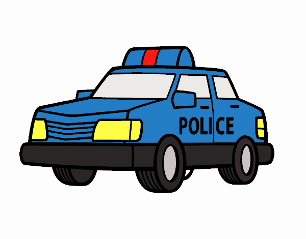 A police car