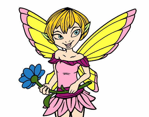 Fairy with daisy 