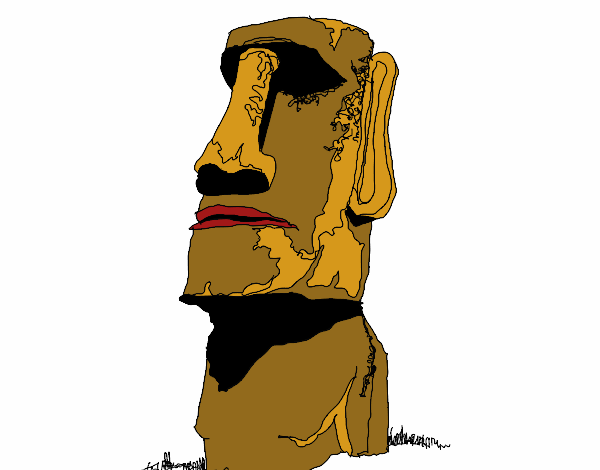 Moai from the Easter Island