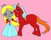 Unicorn and princess