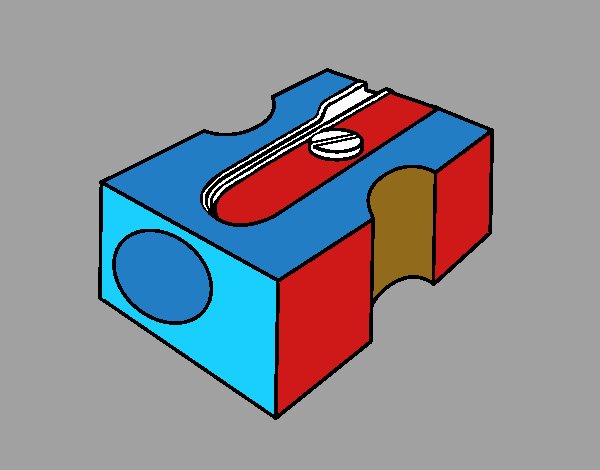 Download Colored page Pencil sharpener II painted by User not registered