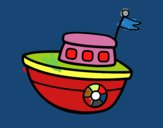 A toy boat