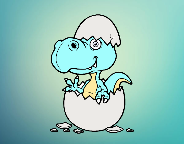 Dino emerging from egg