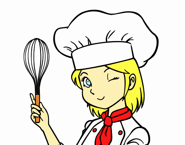 cook\chef coloring page