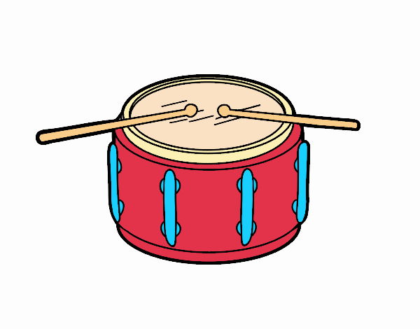 drum coloring page
