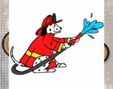 Firefighter dalmatian