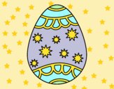 Egg with stars