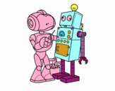 Robot arranging robot