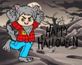 Wolf costume for Halloween