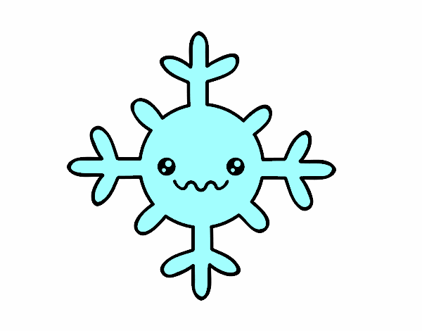 Snowflake kawaii