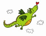 Dragon with a heart