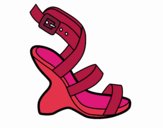 Uncovered heel design