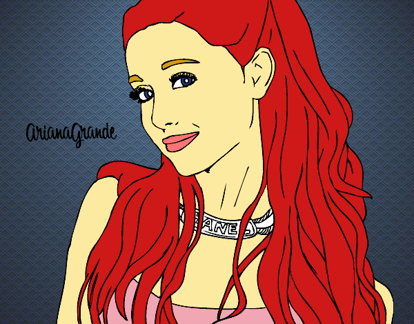 Ariana Grande with necklace