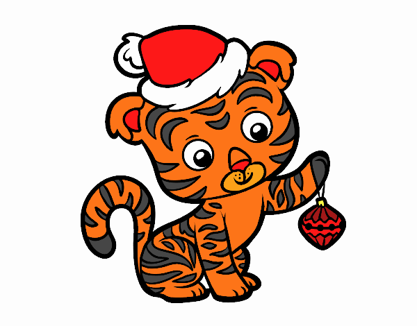 Christmas tiger