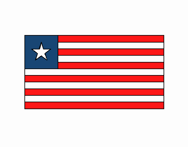 Liberia Flag I