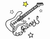 Guitar and stars