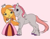 Unicorn and princess
