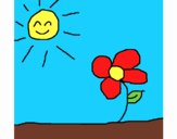 Sun and flower 2