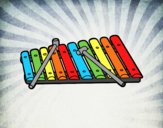 A xylophone