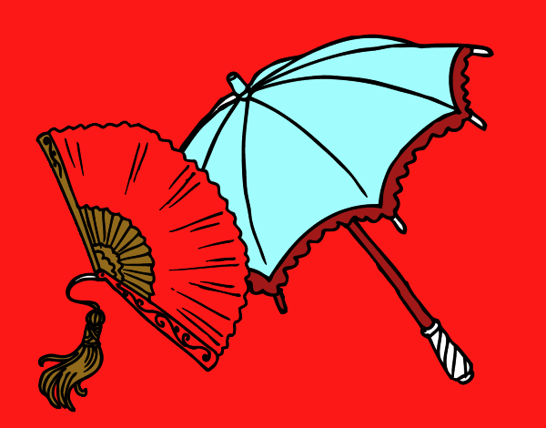 Fan and umbrella
