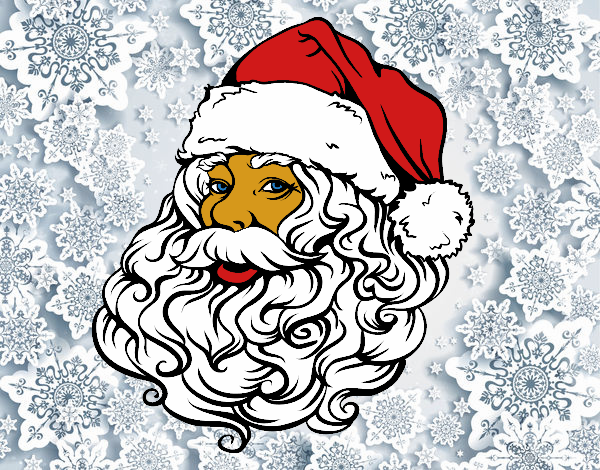 Face of Santa Claus for Christmas