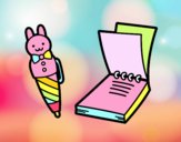 Children's pen and notepad