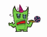  Monster celebrating his birthday