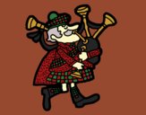 Scottish bagpiper