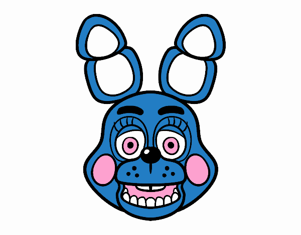  Bonnie Toy Face from Five Nights at Freddy's