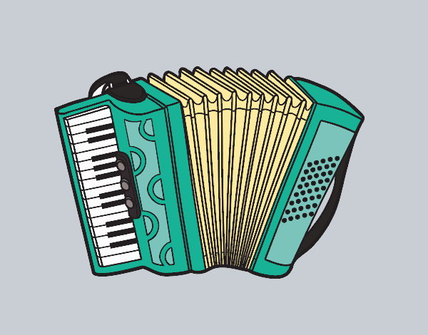 A piano accordion