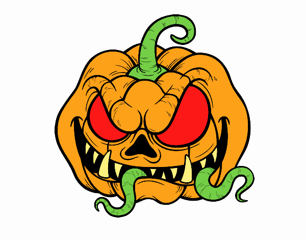 Terrifying pumpkin