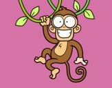 Hung monkey