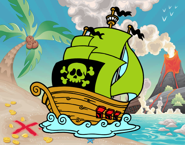 Huge Pirate ship
