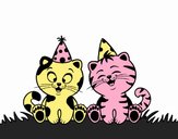 Birthday cats