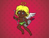 Cupid with his magic bow