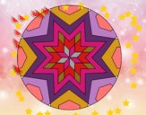 Mandala star mosaic