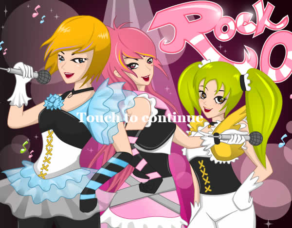 Play to Rock girls of the category Music games