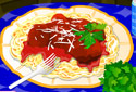 Play to Spaghetti with meatballs of the category Educative games