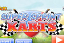 Play to Super sprint karts of the category Sport games